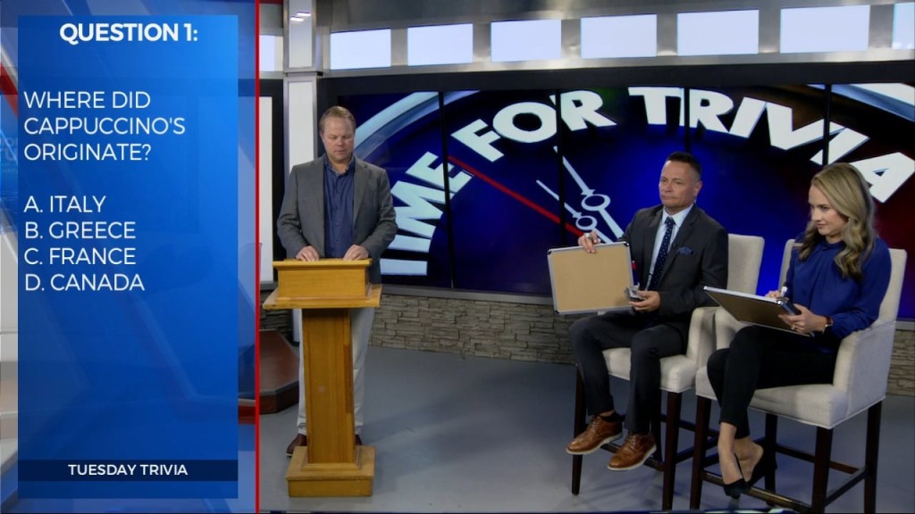 Tuesday Trivia With Barbasol Director Darren Nelson For Cappuccino Day Quiz 11/8/2022
