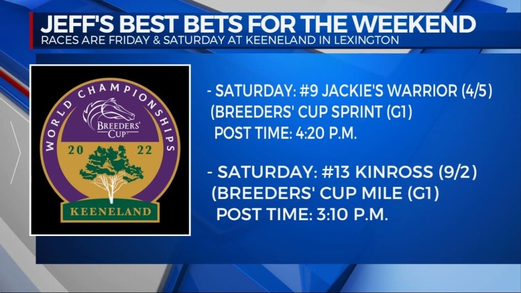 Breeders' Cup: Jeff Piecoro's Best Bets For The Weekend 11/3/2022