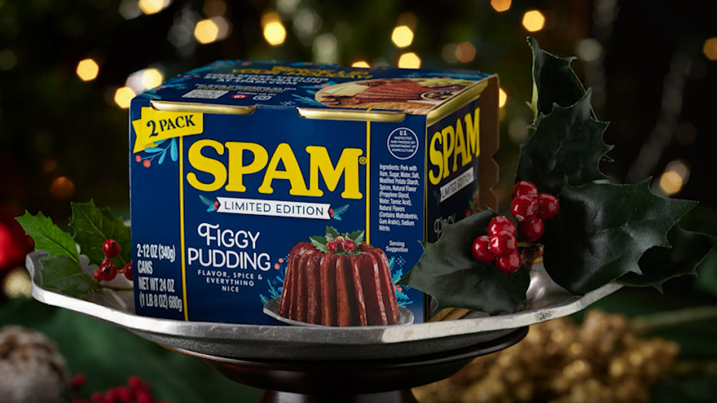 Spam Figgy Pudding