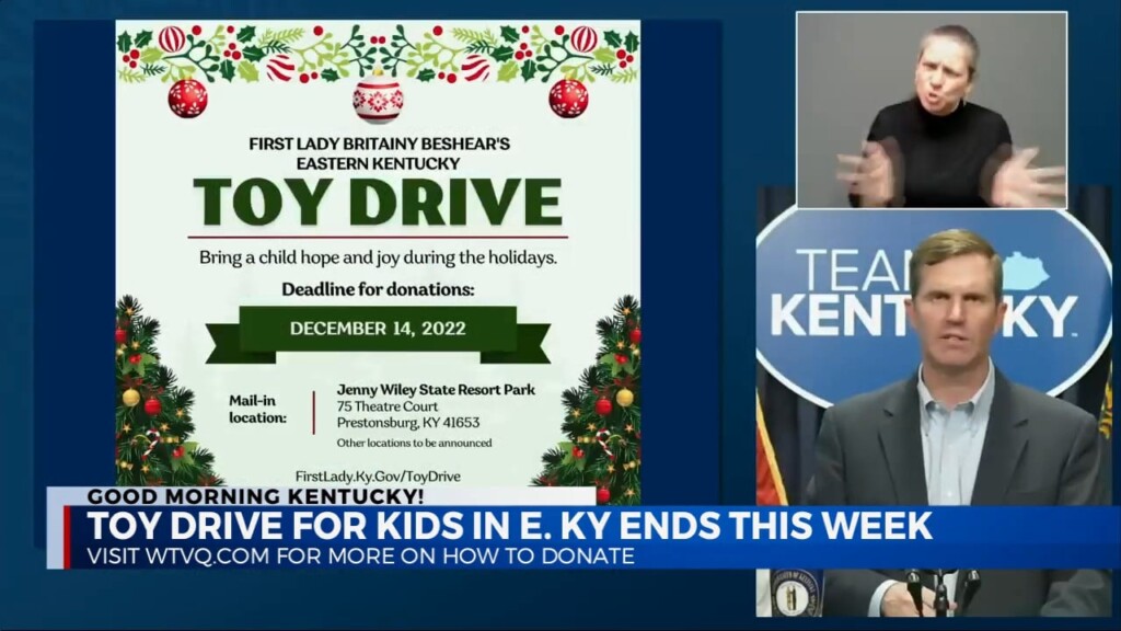Britany Beshear's Eastern Kentucky Toy Drive, Annie Brown In Studio 12/12/2022