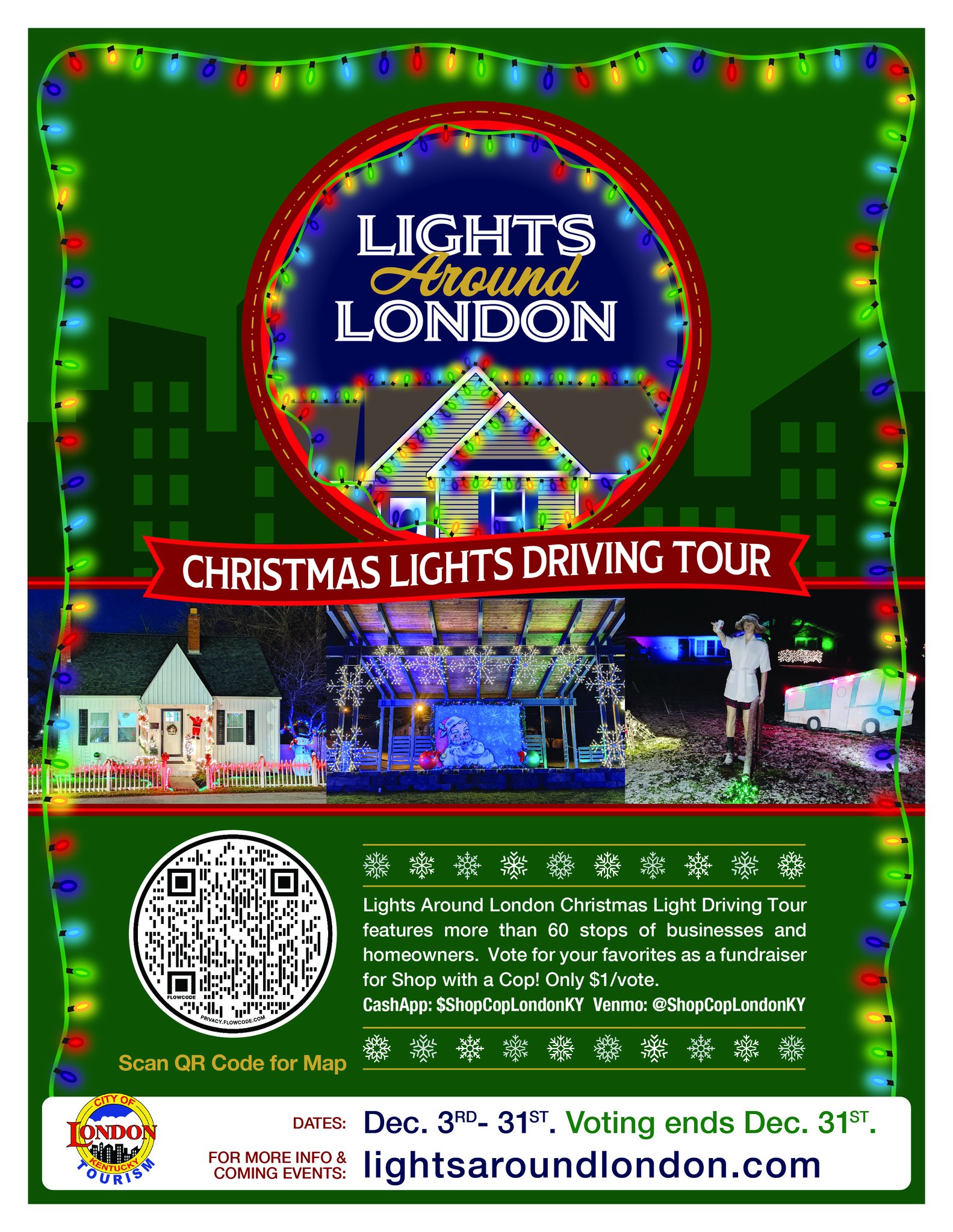 London Christmas lights driving tour continues until Dec. 31 ABC 36 News
