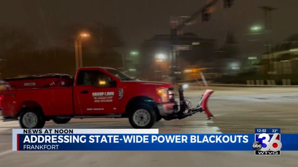 Justin Walker Live In Frankfort: Ky Government Addressing Power Blackouts 2/2/23