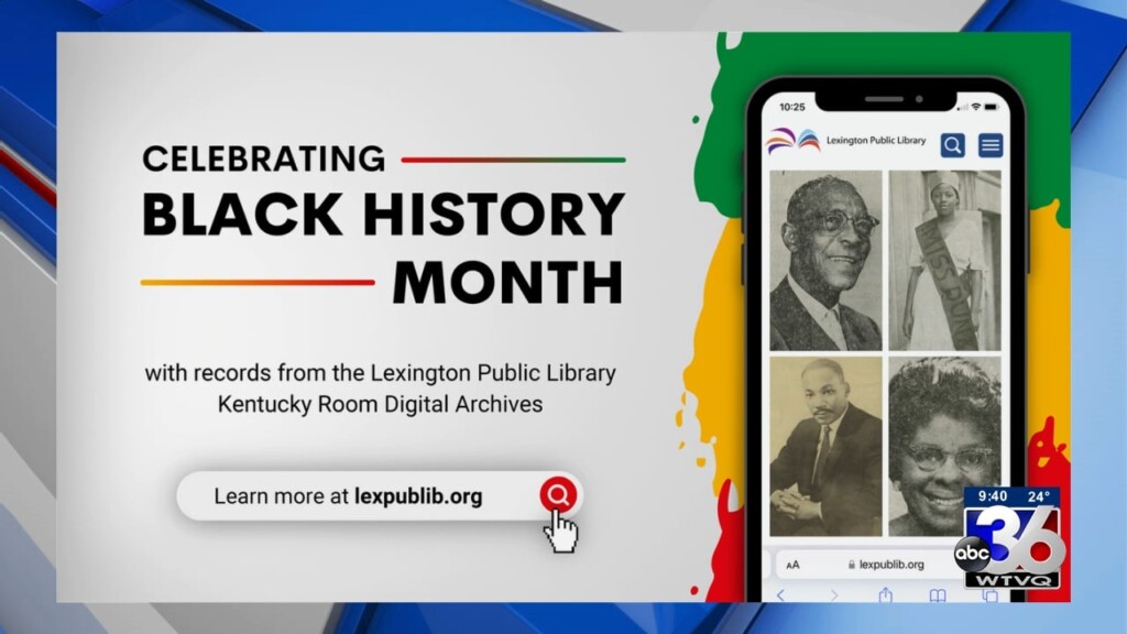 Lexington Public Library: Black History Month 2/1/23