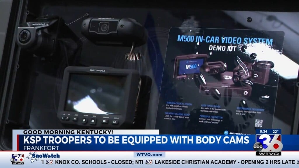 K.s.p. Troopers To Be Equipped With Body Cams, Annie Brown Live In Frankfort 2/1/23