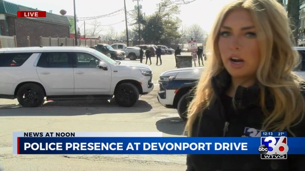 Devonport Drive Police Presence, Annie Brown Live 2/1/23