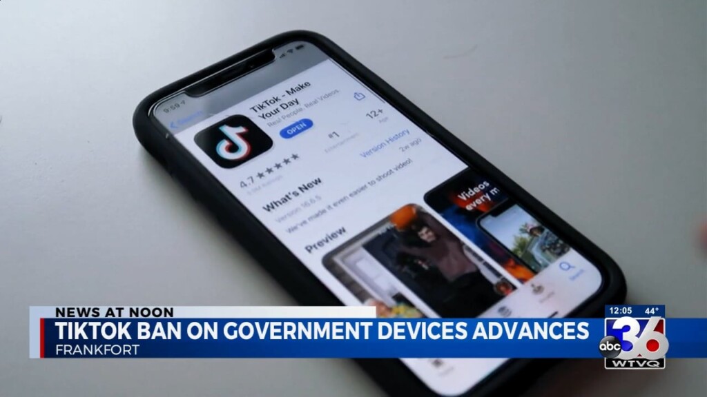 Tiktok Ban On Ky Government Devices Advances, In Studio Annie Brown 2/10/23