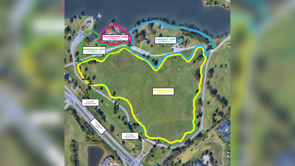 Jacobson Park new trail options
