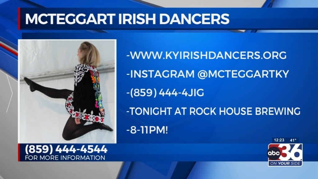 News At Noon Guest: The Mcteggart Irish Dancers In Studio Dancing For St. Patrick's Day 3/17/23