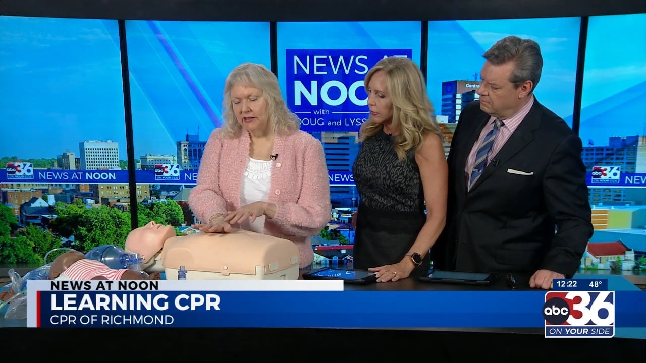Debbie Alexander Rac C.P.R. of Richmond's Debbie Alexander: Learning C.P.R. 3/28/2023 - WTVQ