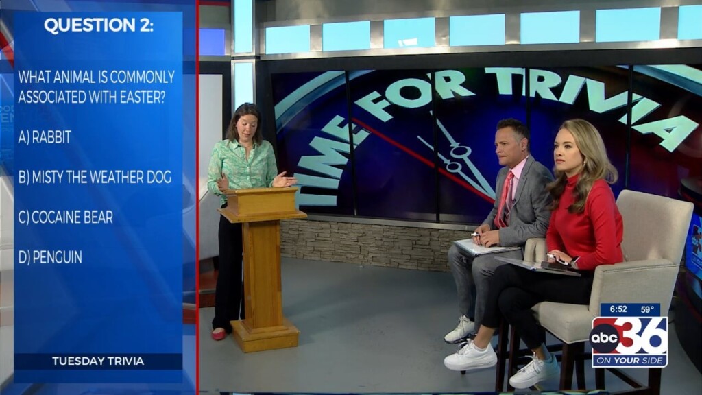 Tuesday Trivia With Guest Host Abby Laub, Asbury University Director Of Strategic Communications 4/4/2023