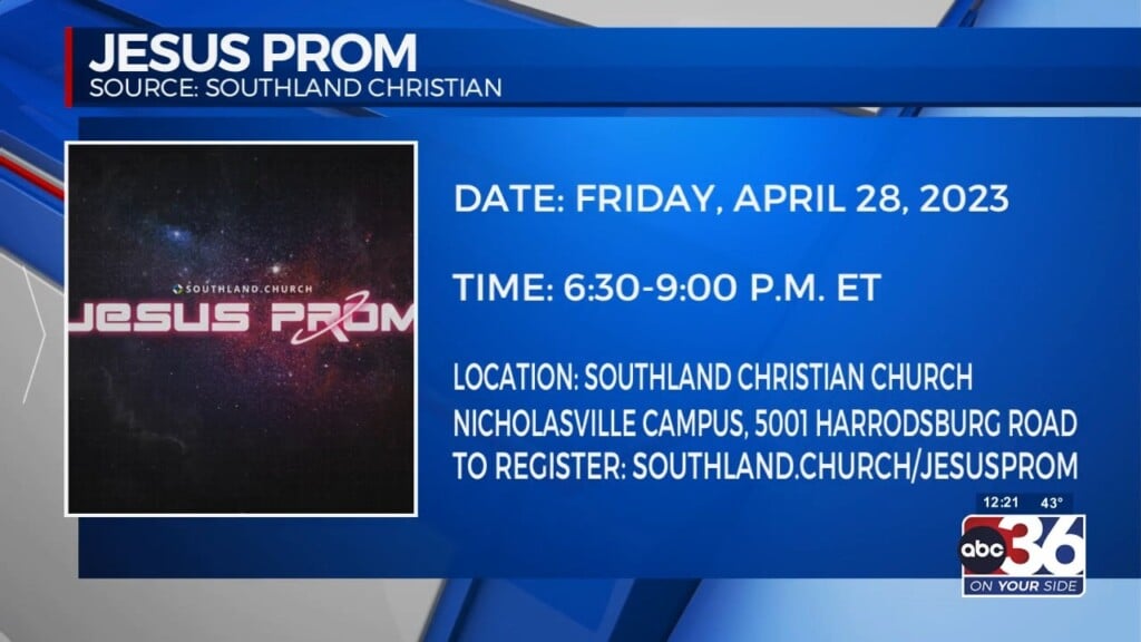 Jesus Prom With Guest Christina Smith 4/6/2023
