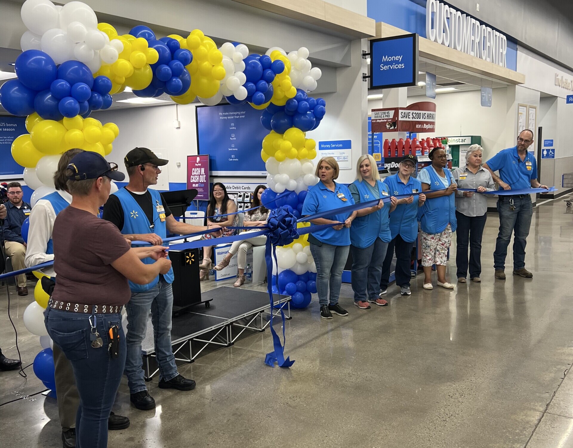 Danville Walmart celebrates grand reopening of remodeled store