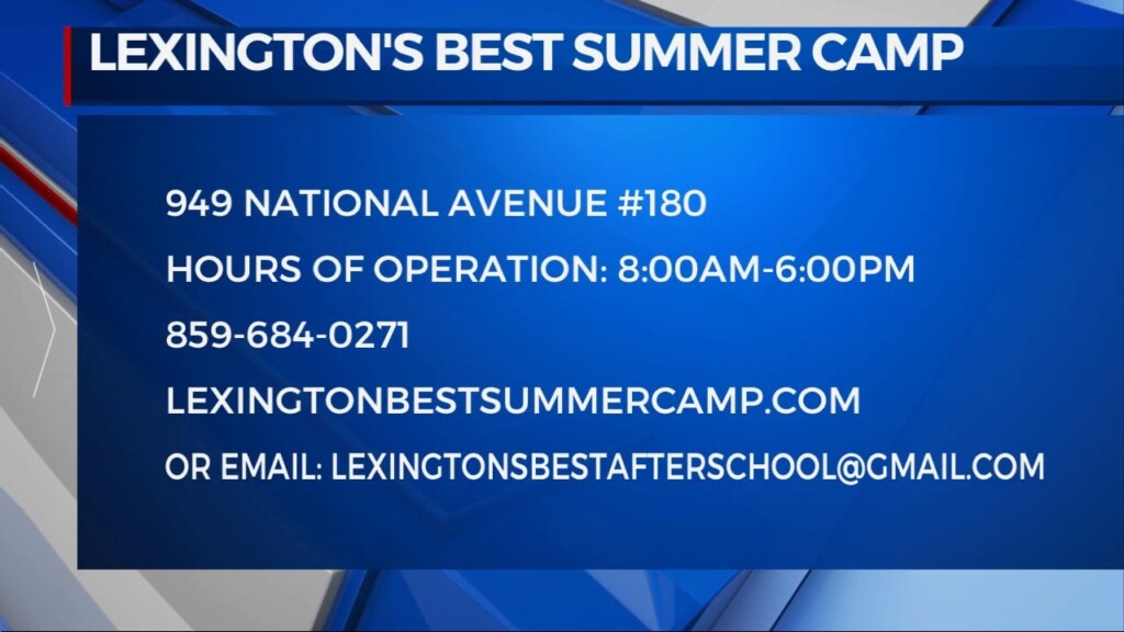 Lexington Summer Camp 5/12/2023