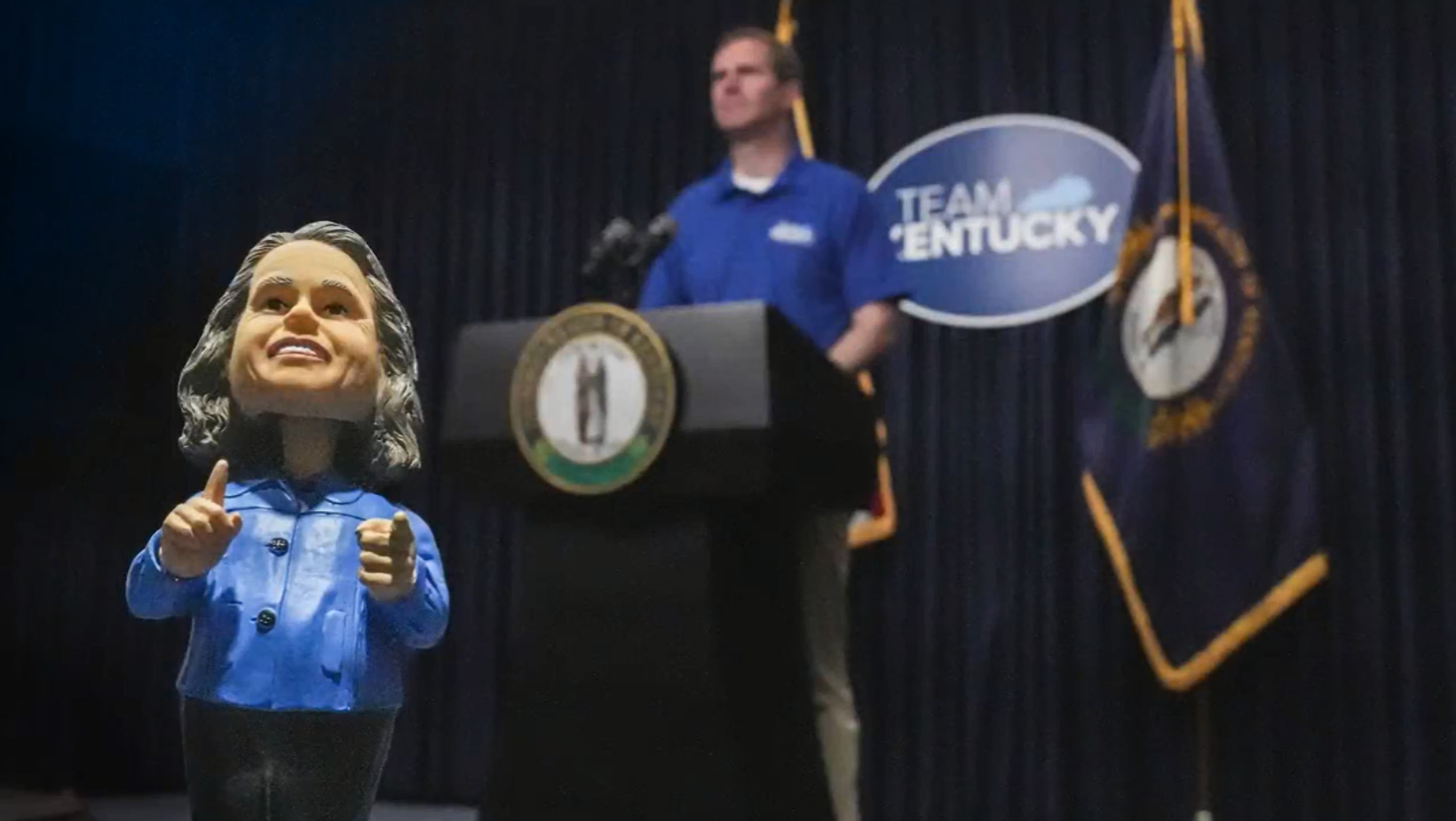 Gov. Andy Beshear pays tribute to beloved ASL interpreter Virginia Moore