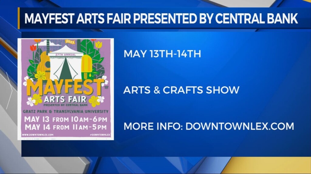 Downtown Lexington May Fest Art Fair 5/9/2023