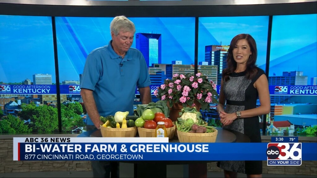 Stephen Fister, Owner Of Bi Water Farm, For National Fresh Fruit And Vegetable Month