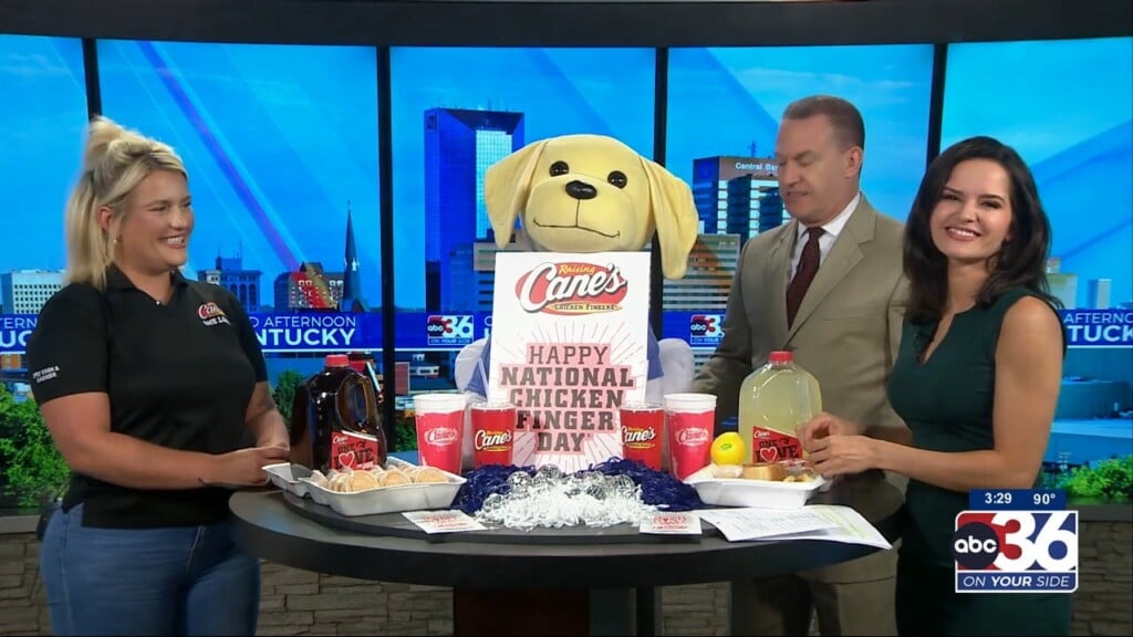Lindsey Brown With Raising Cane’s Joins Us For National Chicken Finger Day