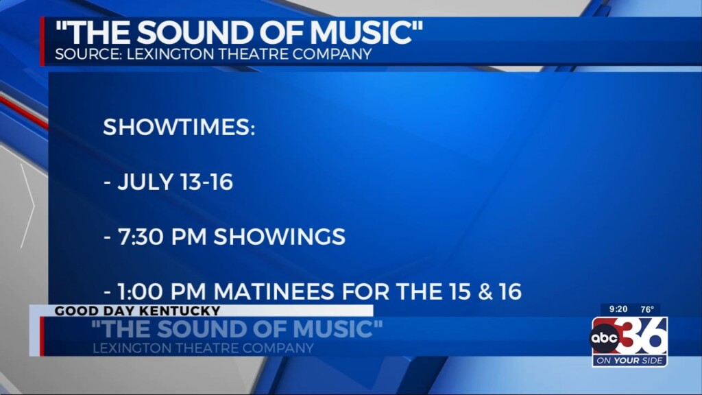 Lexington Theater Company "sound Of Music" 7/6/2023