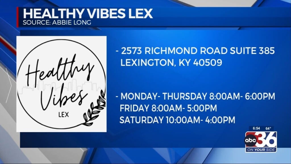 Some Of The Rejuvenating Drinks Found At Healthy Vibes Lex