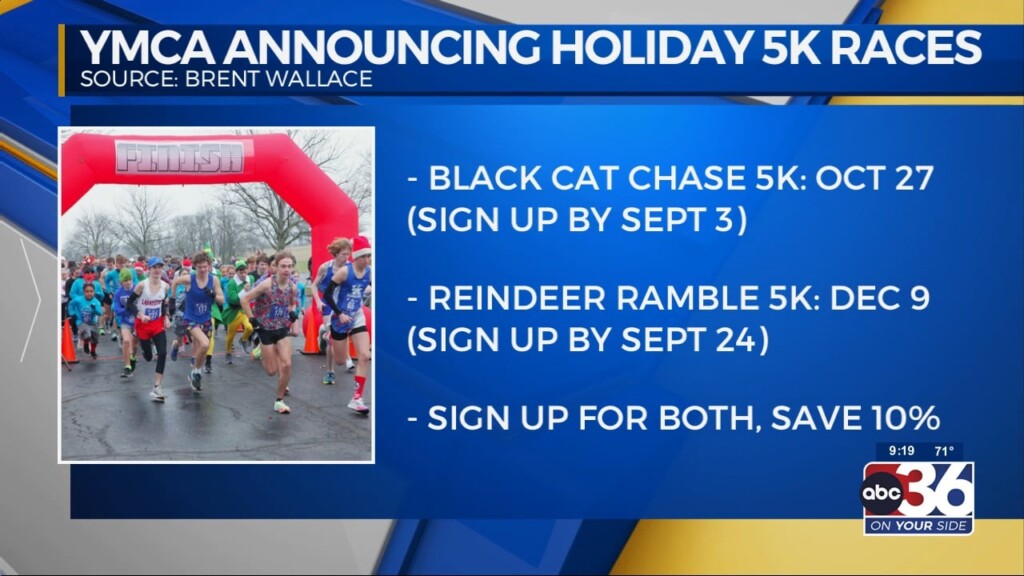 Y.m.c.a.'s Brent Wallace Announces Their Black Cat 5k And Reindeer Rambler 5k Races For The Holidays
