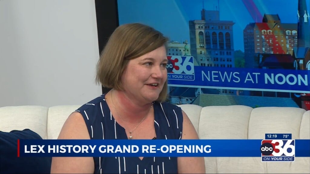 Lexington History Museum Grand Re Opening With Dr. Amanda Higgins