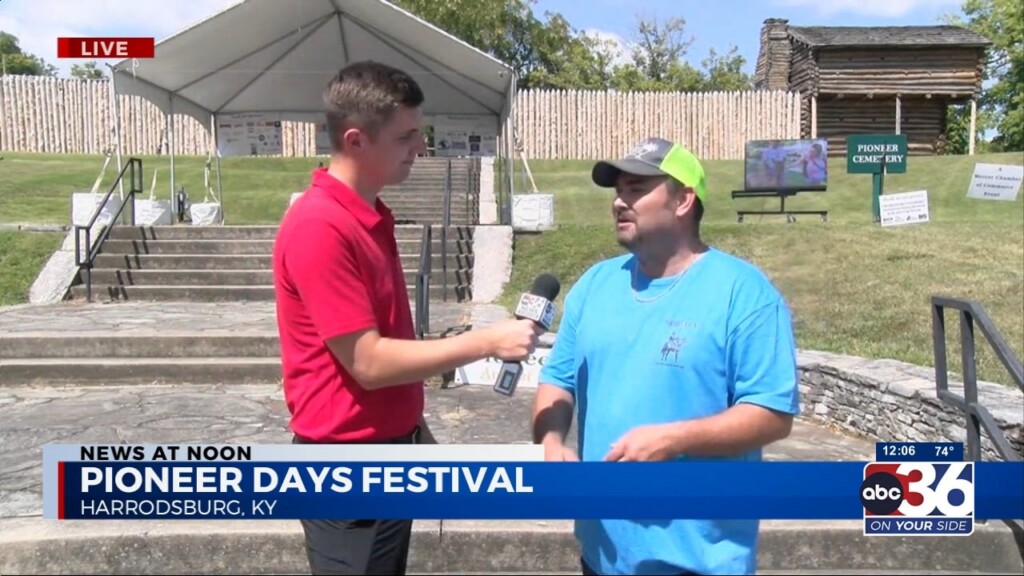 Clay Slone With Mercer Co. Chamber Of Commerce Talks Pioneer Days Festival