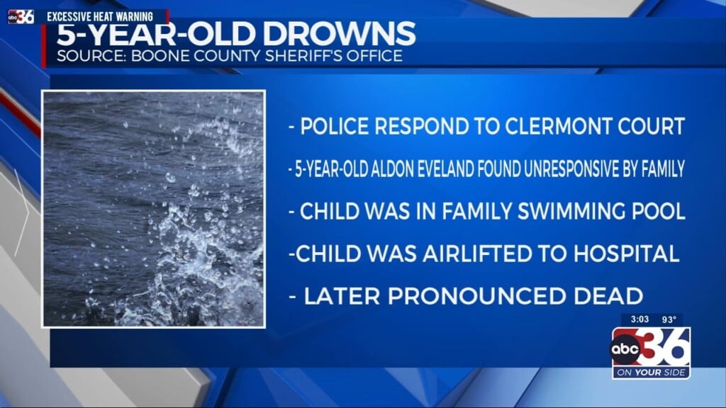 5 Year Old Drowns In Boone Co.