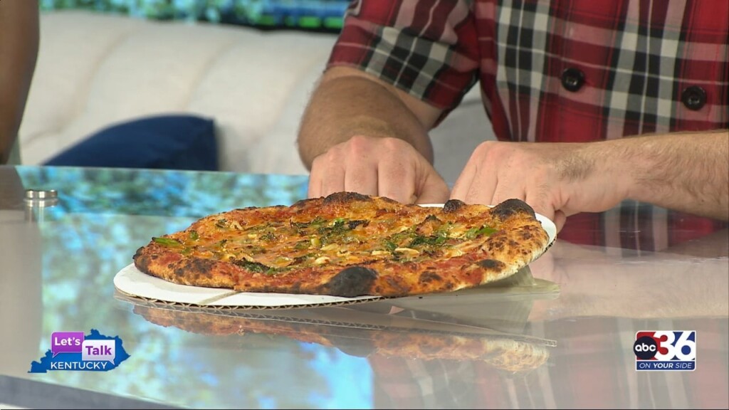 Matty Evans Of Rise Up Pizza Brings His Uniquely Styled Pizza To Let's Talk Table