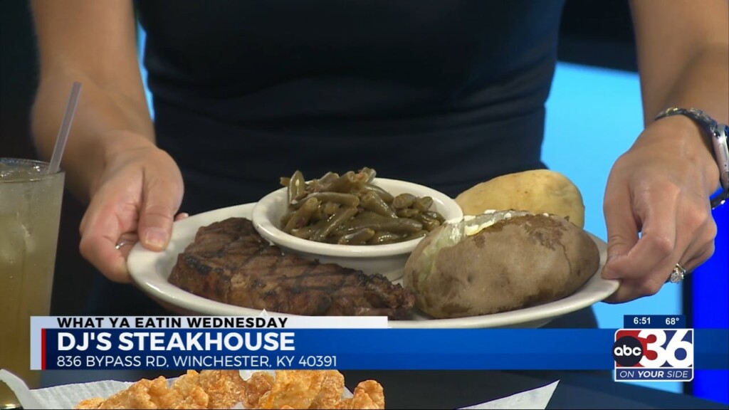 Leslie & Jenna Thomas Of D. J.'s Steakhouse Talk Meat And Cracklin' Pork Rinds For What Ya Eatin' Wednesday