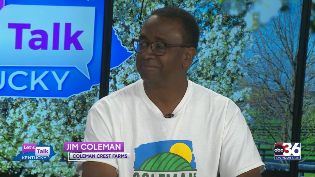 Jim Coleman With Coleman Crest Farms Is Our Guest At The Table