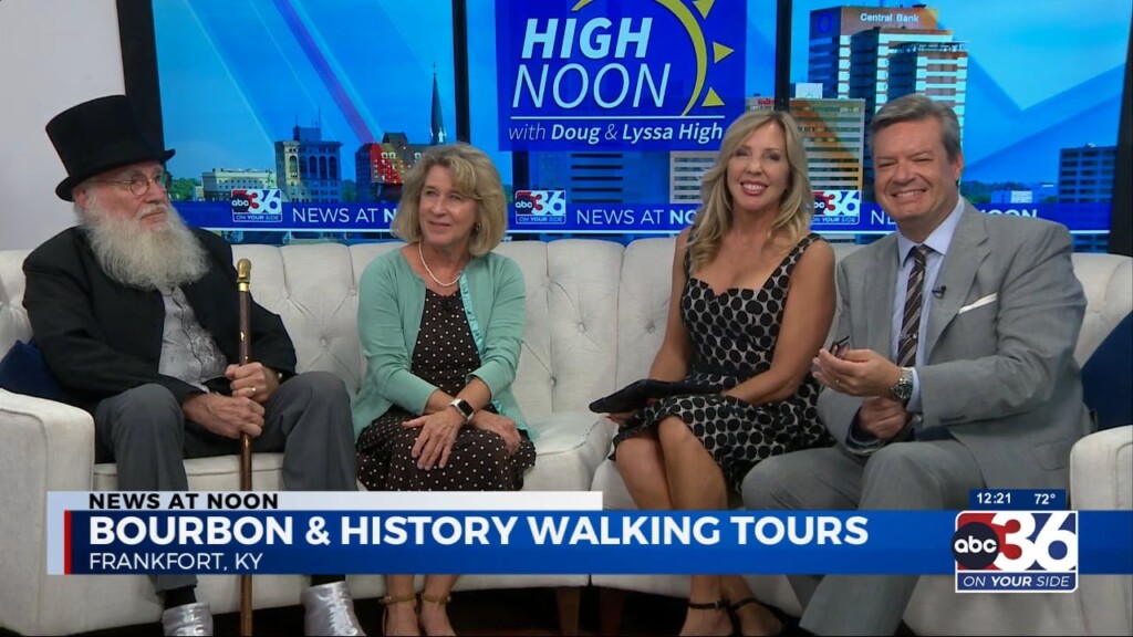 News At Noon Welcomes Bourbon And History Walking Tours