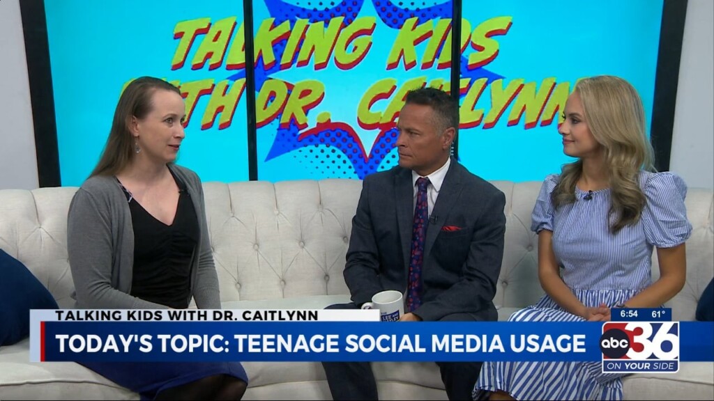Talking Kids With Dr. Caitlynn Covers Teenage Social Media Usage For Today's Topic