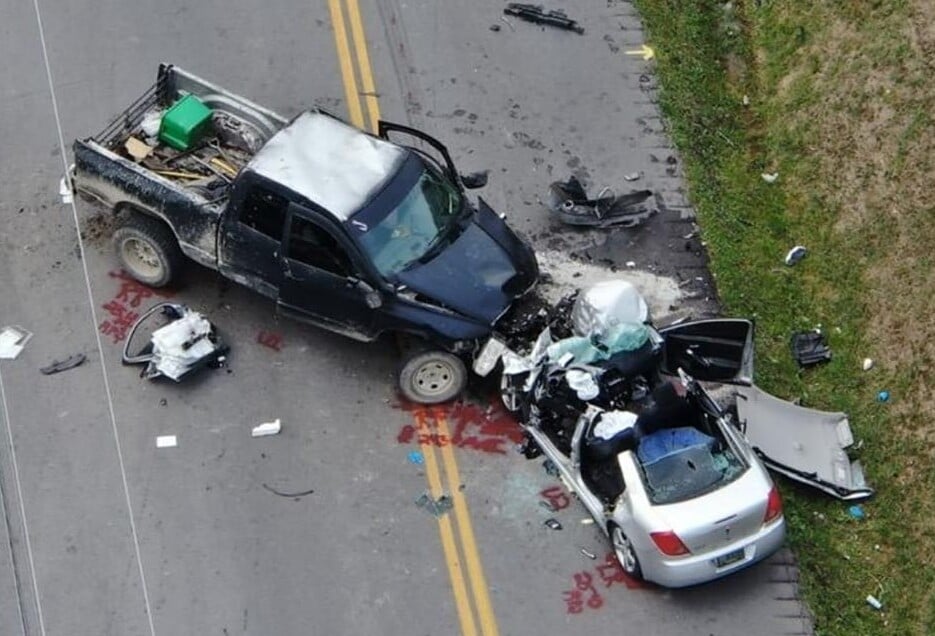 Crash in Knox County (Knox County Sheriff's Department/Facebook)