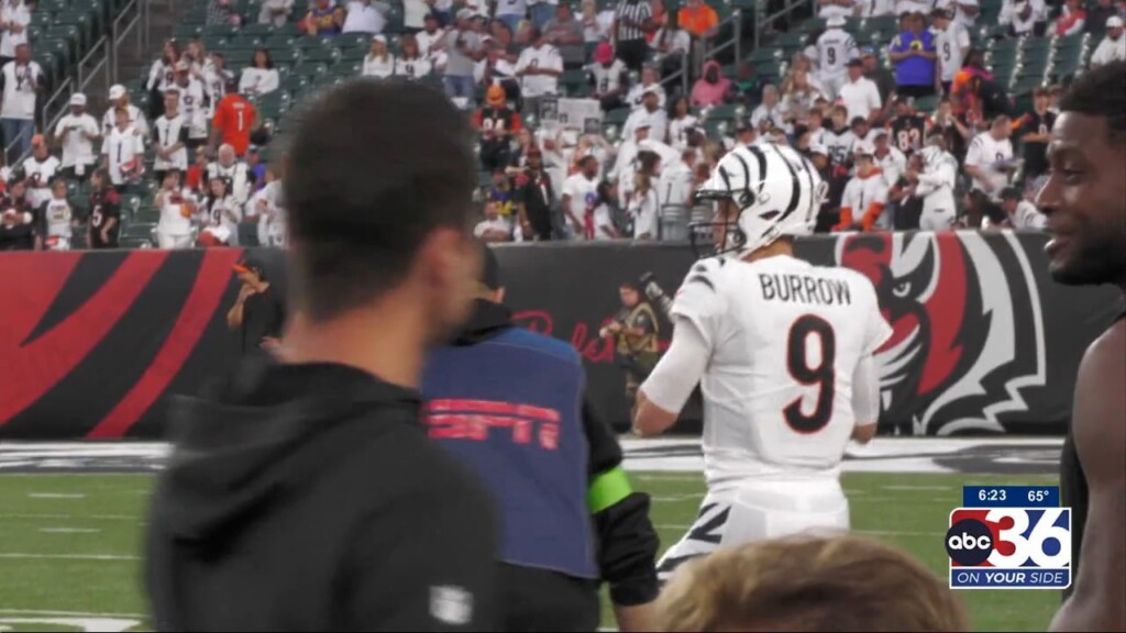 Morning Sports: Burrow Plays And Bengals Win 19 16 Against Rams, Face Titans Next Week