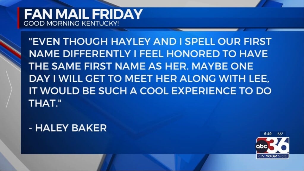 Fan Mail Friday: Haley Baker Wants To Meet Namesake Hayley Harmon, Misty's Back!, "office" Skits
