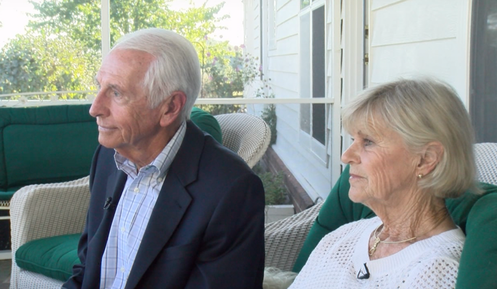 Steve and Jane Beshear at their home in Clark County (Miranda Combs/WTVQ)