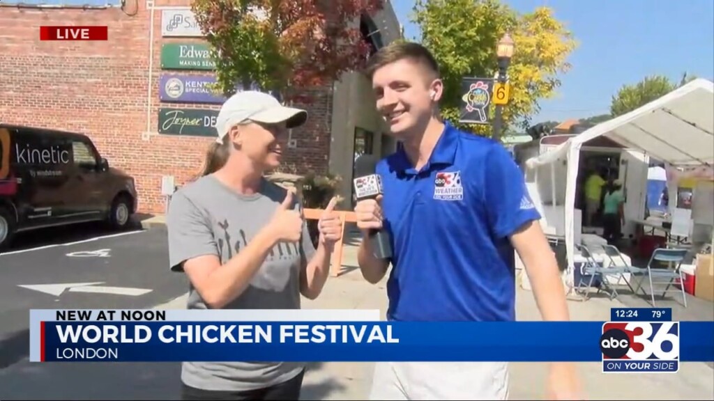 Checking Out The World Chicken Festival In London With Meteorologist Dillon Gaudet
