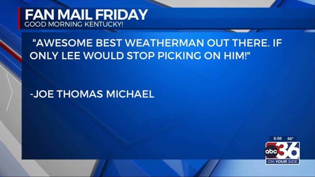 Fan Mail Friday: Misty Post Surgery Check, Best Weatherman, Hayley Vacation, Best Morning Show