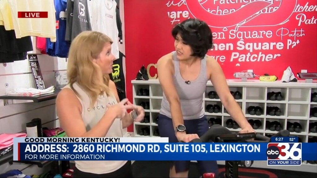 Out There With Kim Is With Kristy Maggard At Cyclebar Indoor Cycle Studio In Patchen Square Richmond Road