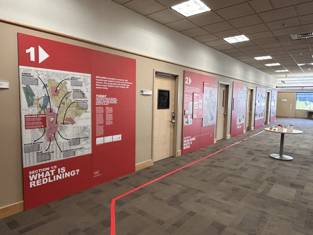 Lexington Public Library's "Undesign the Redline" exhibit (Dylan Scheid/WTVQ)