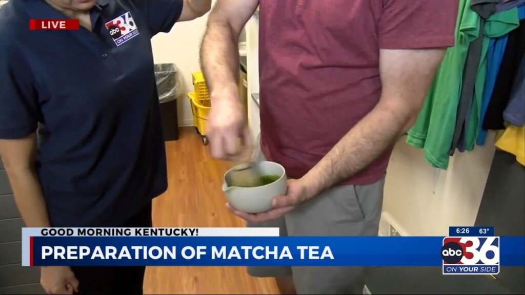 Out There With Kim Goes To Leestown Coffee House And Thomas Ward Shows Us How To Prepare Matcha Tea