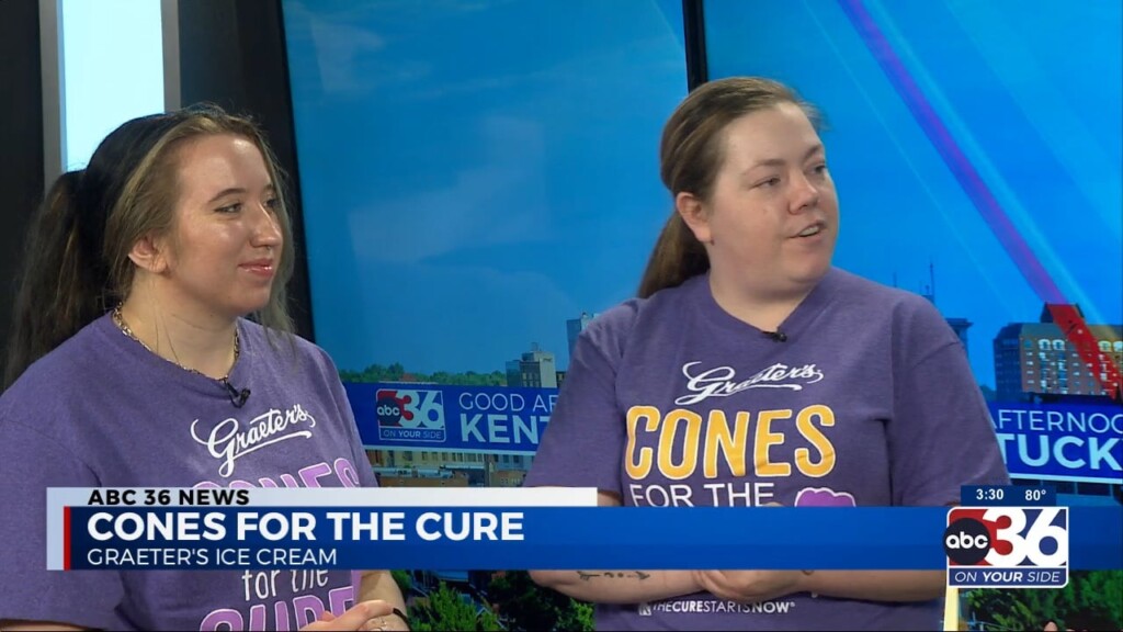 Cones For The Cure With Lauren Vanhooser And Deidre Symon From Graeter’s