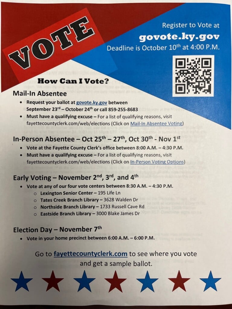 Election dates