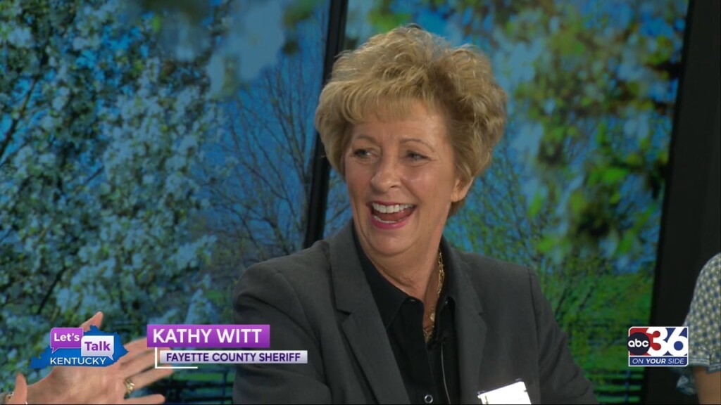 Fayette County Sheriff Kathy Witt Joins The Let's Talk Table