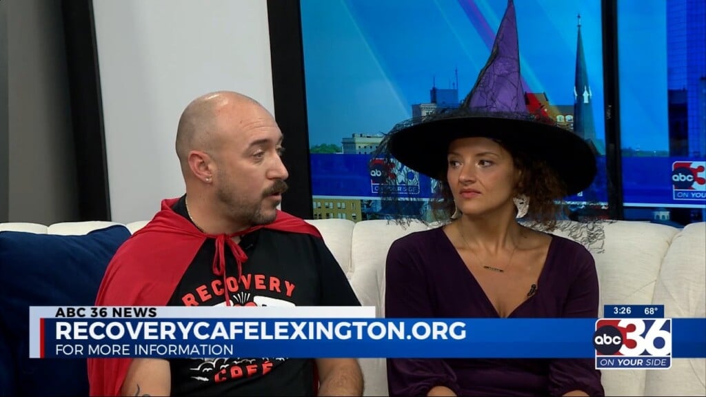 Aaron Guldenschuh Gatten & Karema Eldahan With Lexington's Recovery Cafe