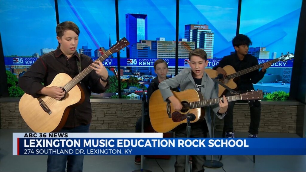 Lexington Music Education Rock School Students Perform Live In Studio!