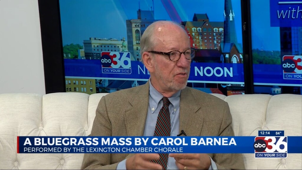Gary Anderson With Lexington's Chamber Of Commerce Talks 'a Bluegrass Mass'