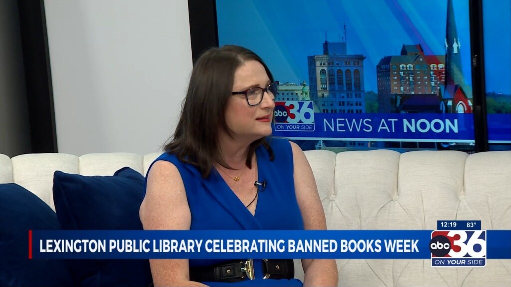 Heather Diefenbach With Lexington Public Library Talks Banned Books Week