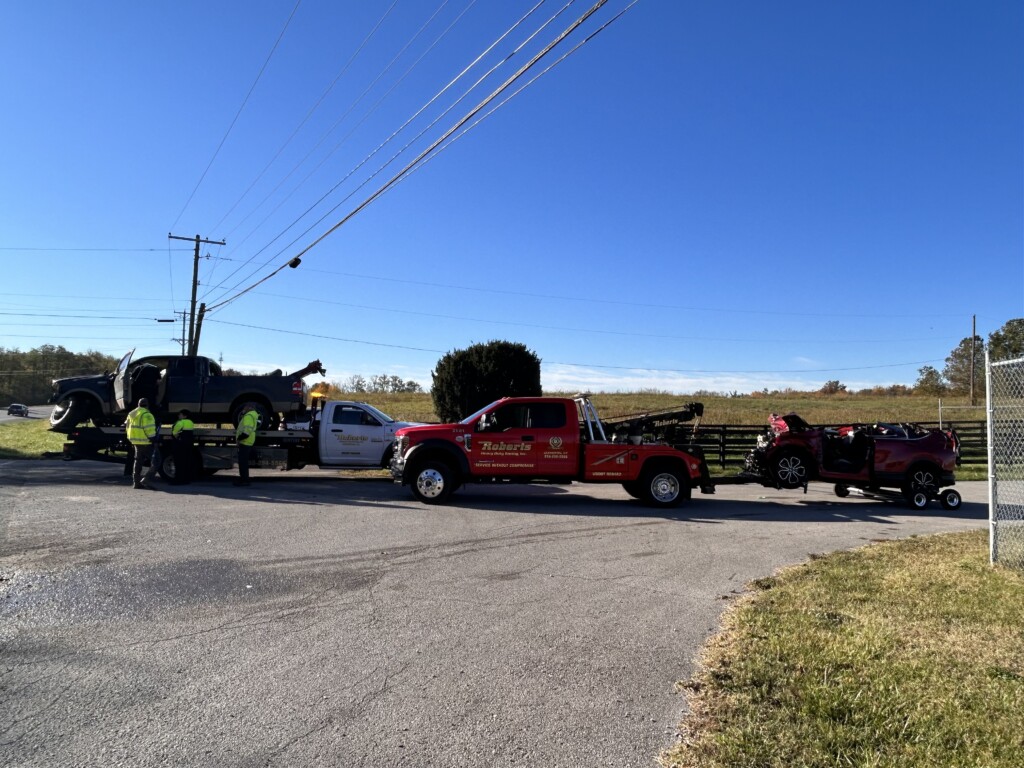 Crash on Georgetown Road and Kearney Road (Dylan Scheid/WTVQ)
