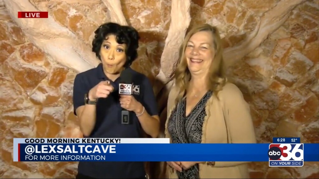 Out There With Kim "takes Licks" At The Lexington Salt Cave